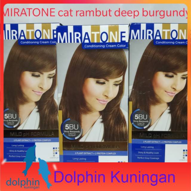 Pewarna Rambut MIRATONE Hair Colour DEEP BURGUNDY + Aplikator