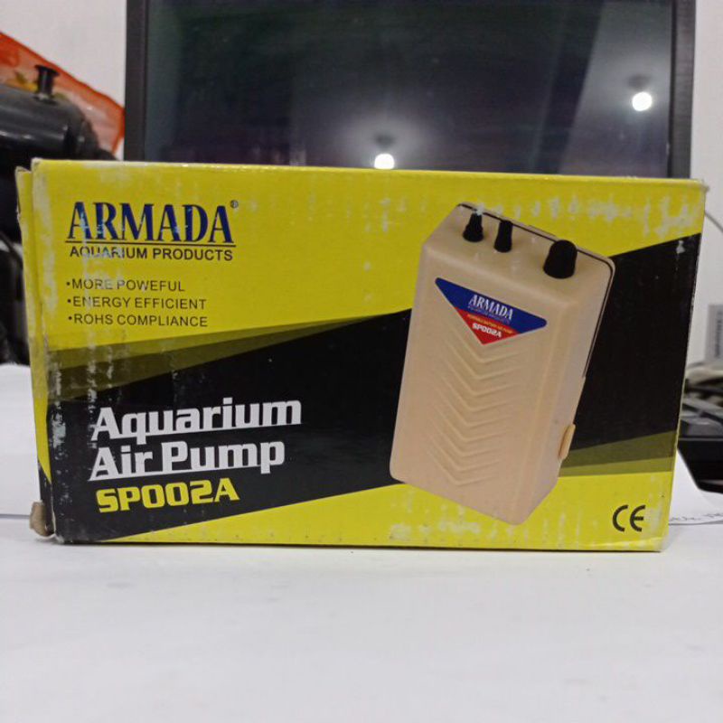 PROMO MURAH Pompa Udara Airpump aerator Battery ARMADA SP 002A