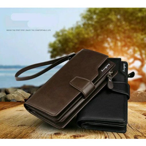 Dompet Kulit Panjang Pria Wanita Baellerry Card Holder