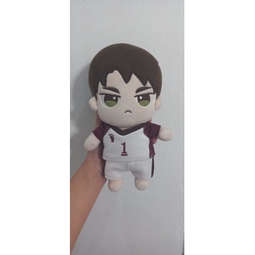 20cm haikyuu ushijima wakatoshi plush doll preloved