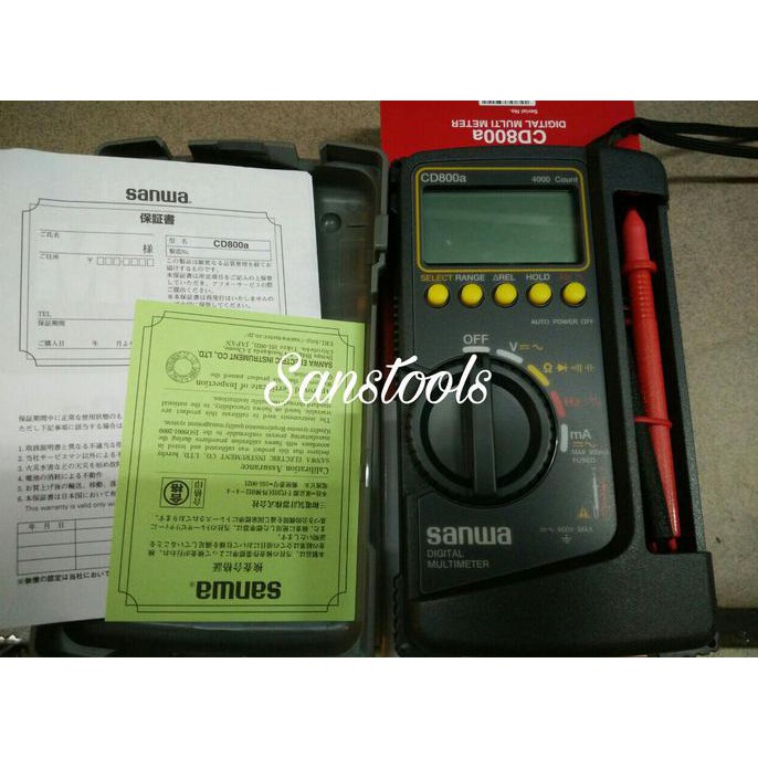 SANWA CD800A DIGITAL MULTIMETER JAPAN QUALITY