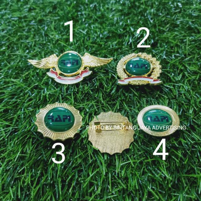 PIN BROSS ANEKA MODEL LOGO RAPI