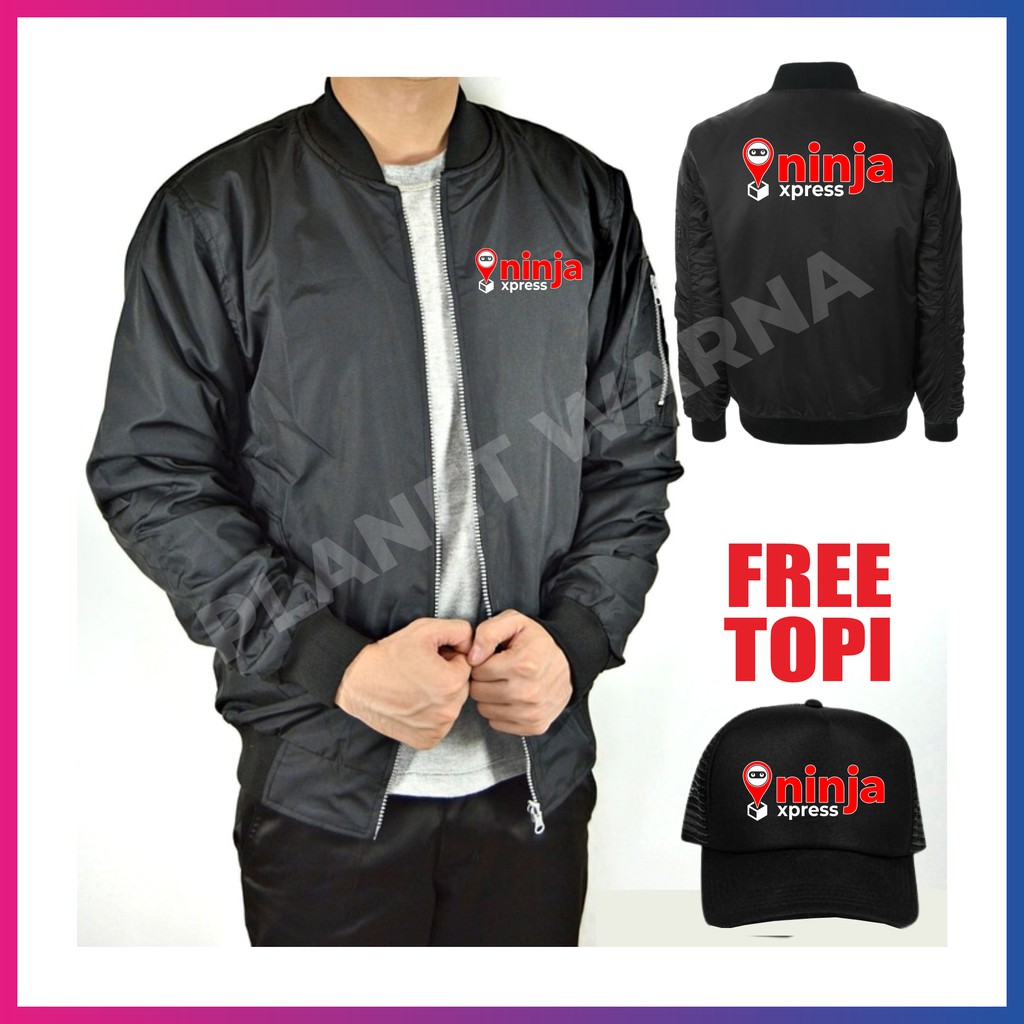 JAKET KURIR/JAKET BOMBER KURIR.. NINJA