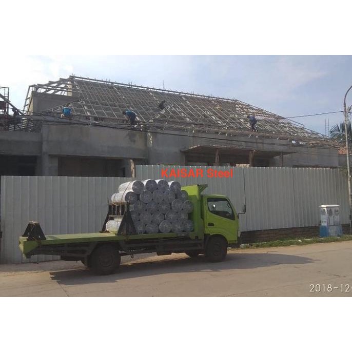 

TERBARUU!! Alumunium Foil Bubble Double untuk rangka atap TERLARIS