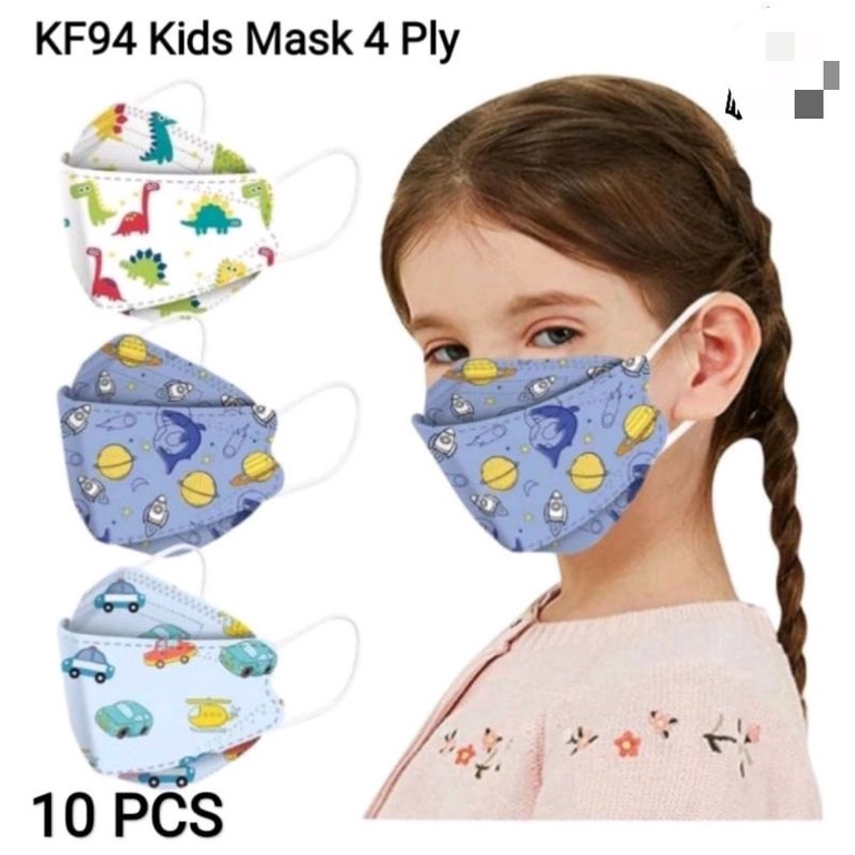 MASKER ANAK KF94 MOTIF KARAKTER / KF94 MASKER KARAKTER ANAK ISI 10 PCS / KF94 ANAK