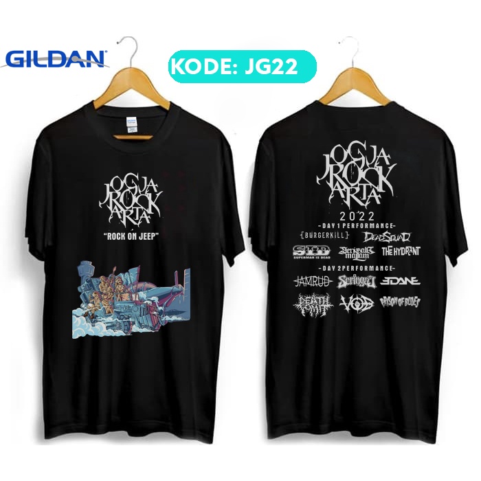 Kaos jogjarockarta 2022 original gildan softstyle jg22