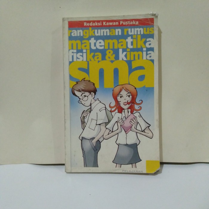 rangkuman rumus matematika fisika dan kimia SMA redaksi kawan pustaka