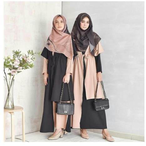 Baju Gamis Wanita Busana Muslim Muslimah Elin Set Murah Model Baju Baru Kekinian Masa Kini 2020 Shopee Indonesia