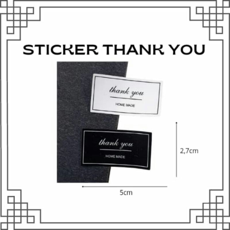 

LABEL STIKER THANK YOU HOME MADE HAMPERS KUE
