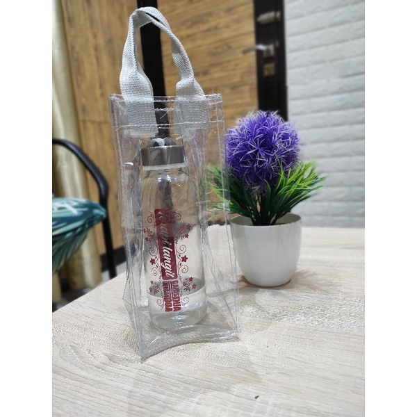 tas mika botol tebal 0.3 tas mika tumbler termurah shopee