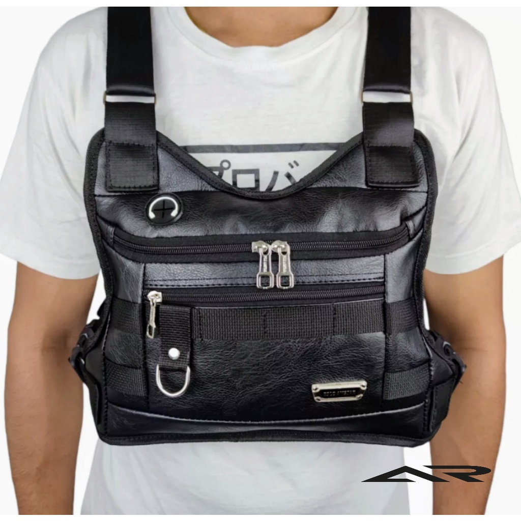 Tas Selempang Dada Pria Polo Amstar Chestbag Series USS One Tactical Slingbag Sporty Outdoor