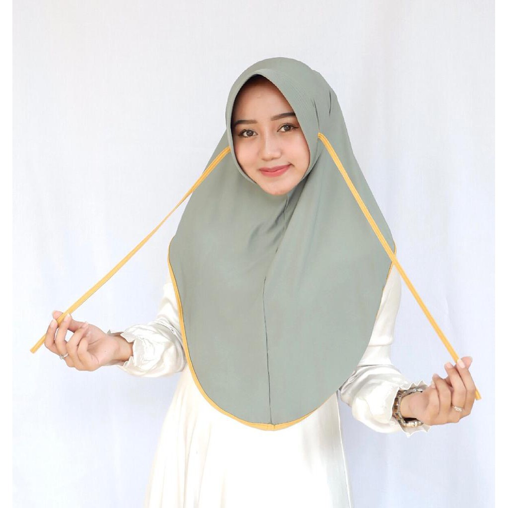 Promo !! produk terbaru Hijab Instan bergo ped combinasi