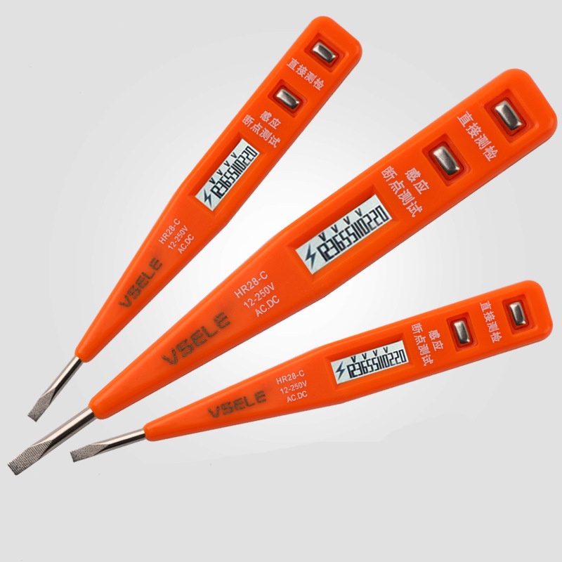 [BISA COD] DIGITAL TEST PEN TES PEN TESPEN DIGITAL 12-250V AC DC DENGAN DISPLAY
