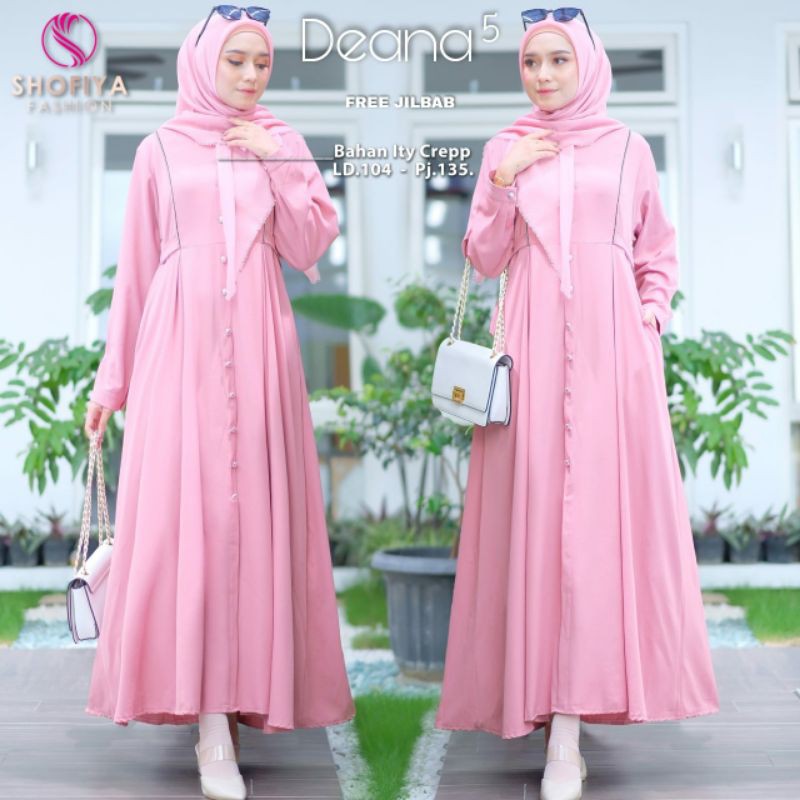 Deana By:Sofiya/Gamis/Gamis Murah/Dress Muslimah/Dress Murah/Fashion Muslim Wanita