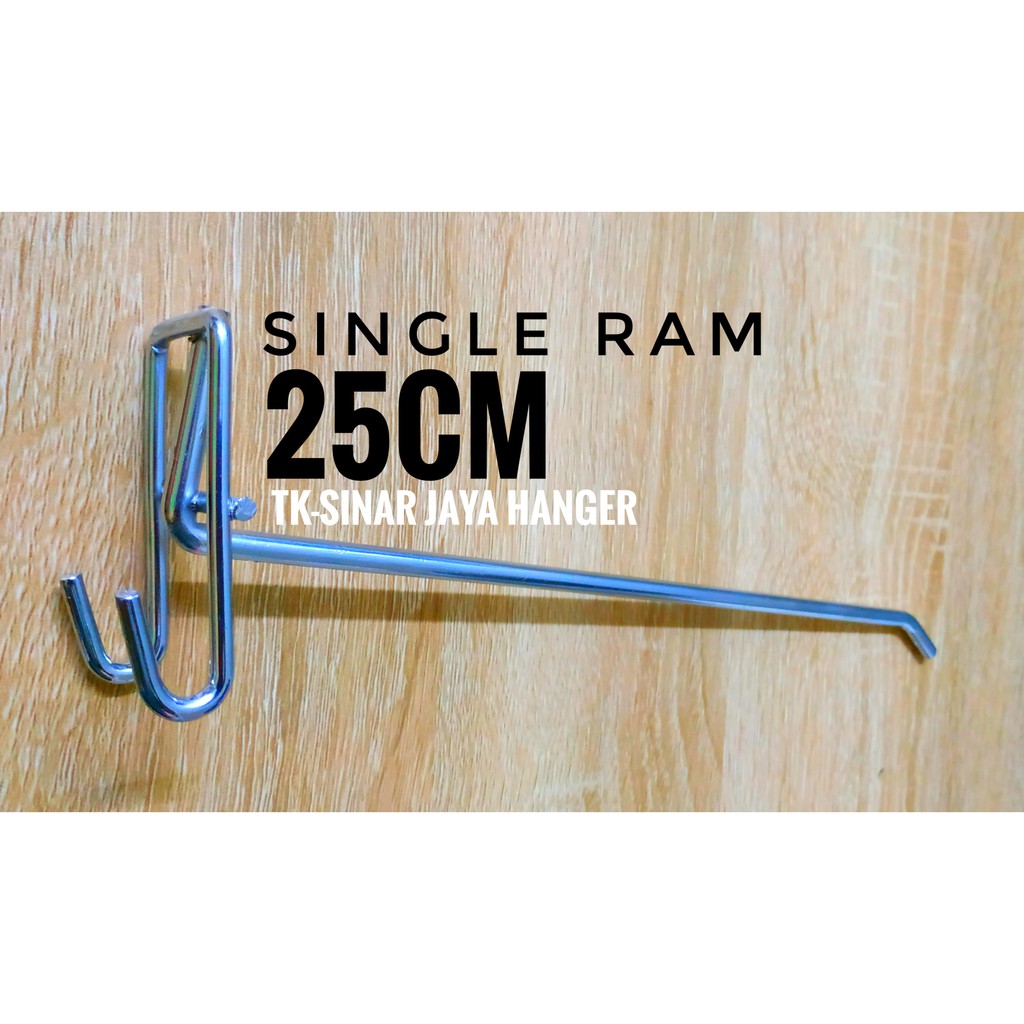 Single Ram 25 CM Bahan dari besi stainles steel