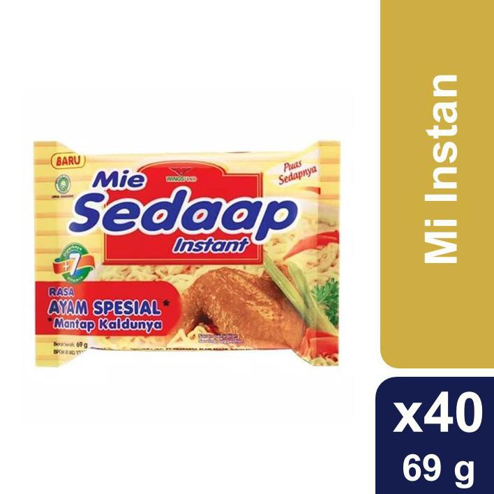 

{BISA COD} Mie Sedaap Ayam Spesial 69gr x40 BOOM SALE [Kode 1|Kode 2|Kode 3|Kode 4|Kode 5|Kode