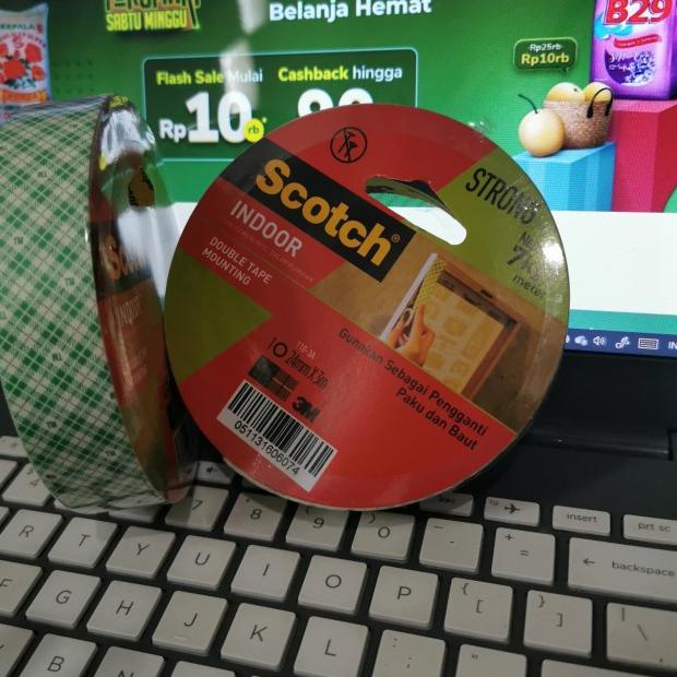 

➫ Scotch Indoor 7kg Strong Double Tape Mounting 24mm x 3m ♀
