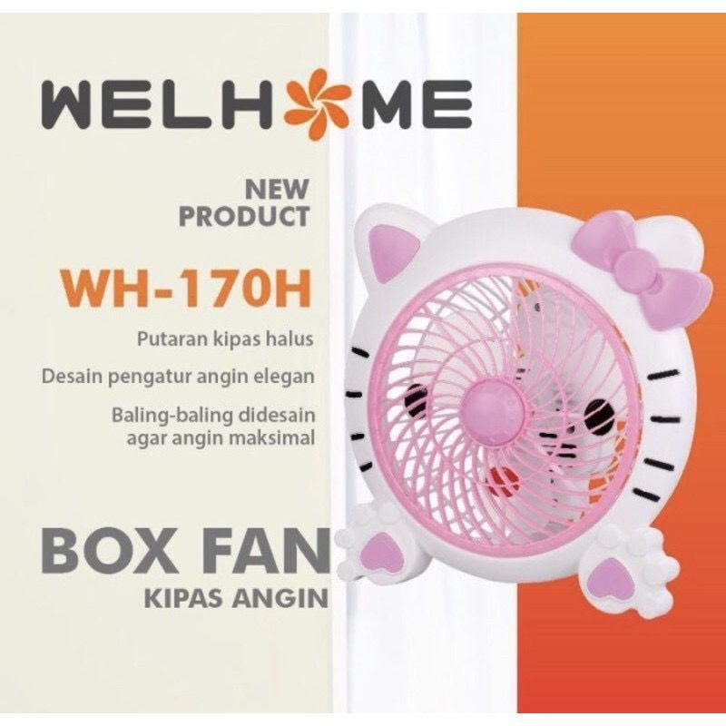 KIPAS KARAKTER WELHOME 10INC KIPAS BOXFAN WELHOME BOXFAN KARAKTER WELHOME 10 inch