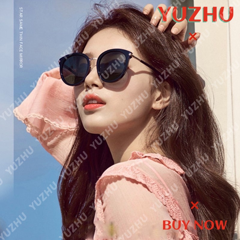 （YUZHU）COD Bayar Di Tempat Kacamata Hitam Wanita Model Korea Trendy Kualitas Tinggi UV400