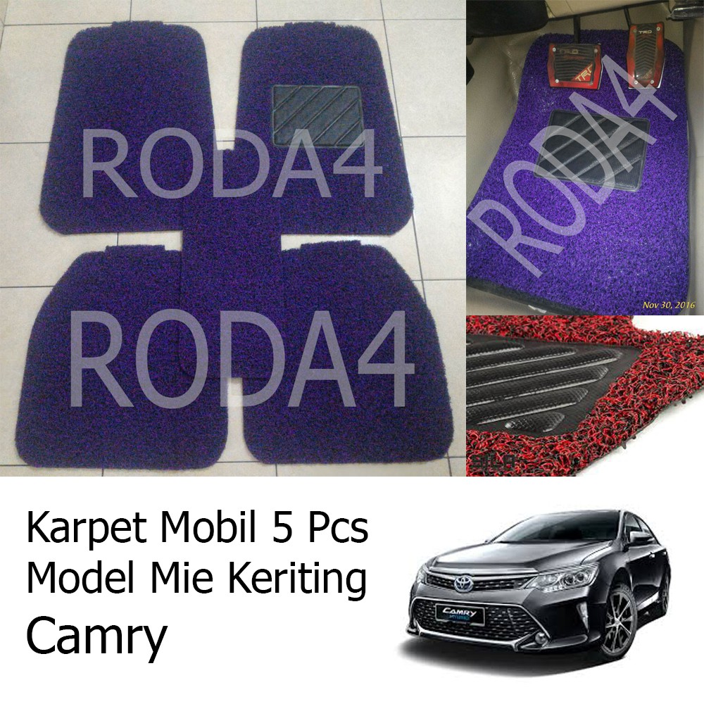 Karpet Mobil / Car Carpet / Floor Mats Universal Model Mie Keriting Camry