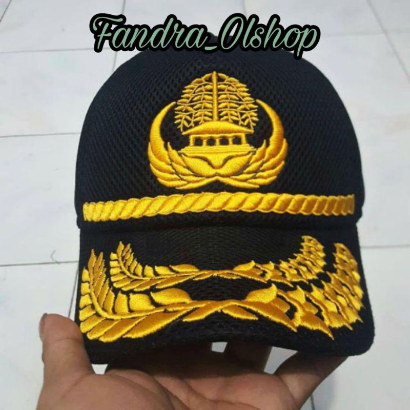 Topi Korpri PNS Hitam / Khaki Golongan 5. Kualitas Terbaik 