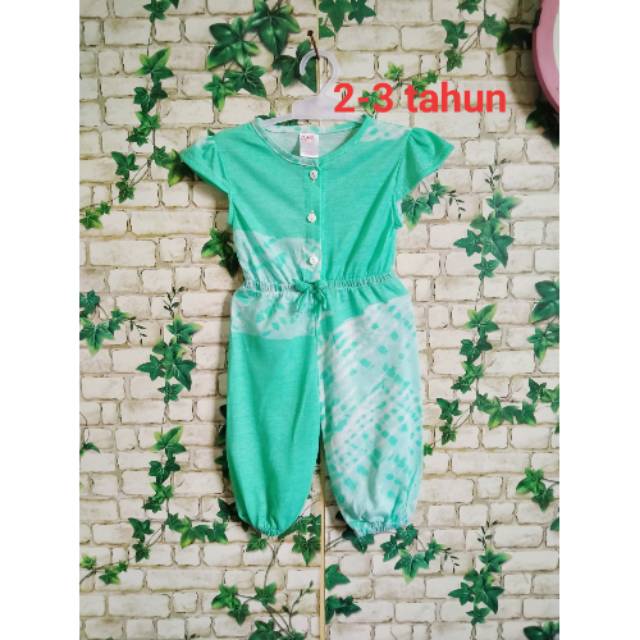Jumpsuit anak perempuan (2-4 tahun)