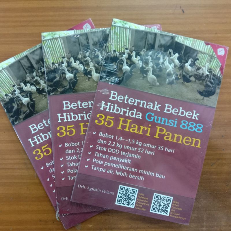 BERTERNAK BEBEK HIBRIDA GUNSI 888 : 35 HARI PANEN - AgroMedia Pustaka