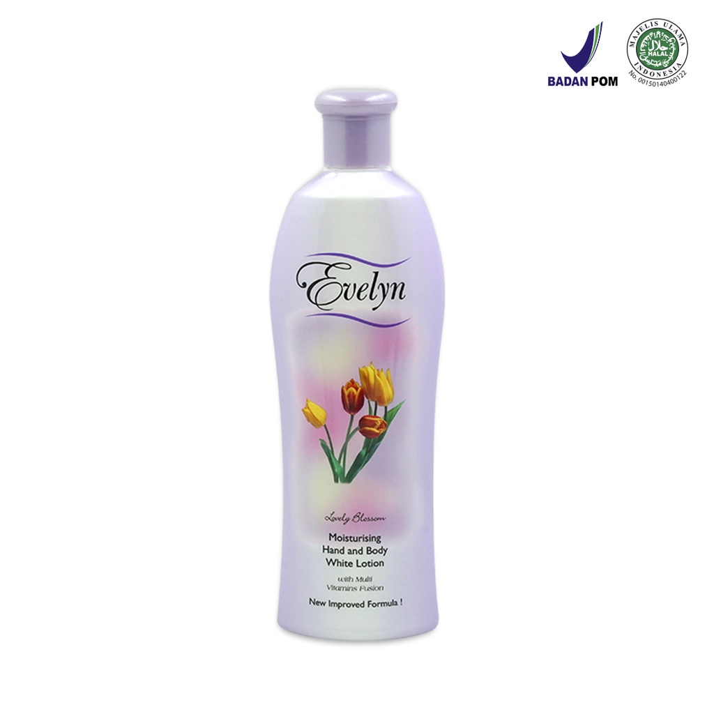 EVELYN MOISTURISING HAND AND BODY WHITE LOTION 600 ML