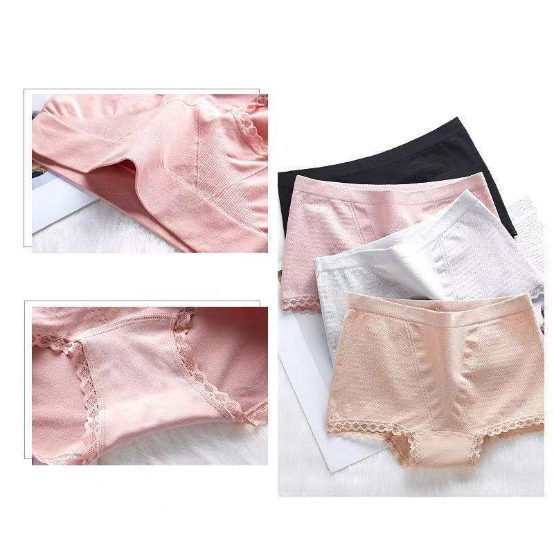 MOO C553 Celana Dalam Wanita Polos Bahan CD Anti Selip Model Mid Waist Olahraga Yoga Sport Import COD