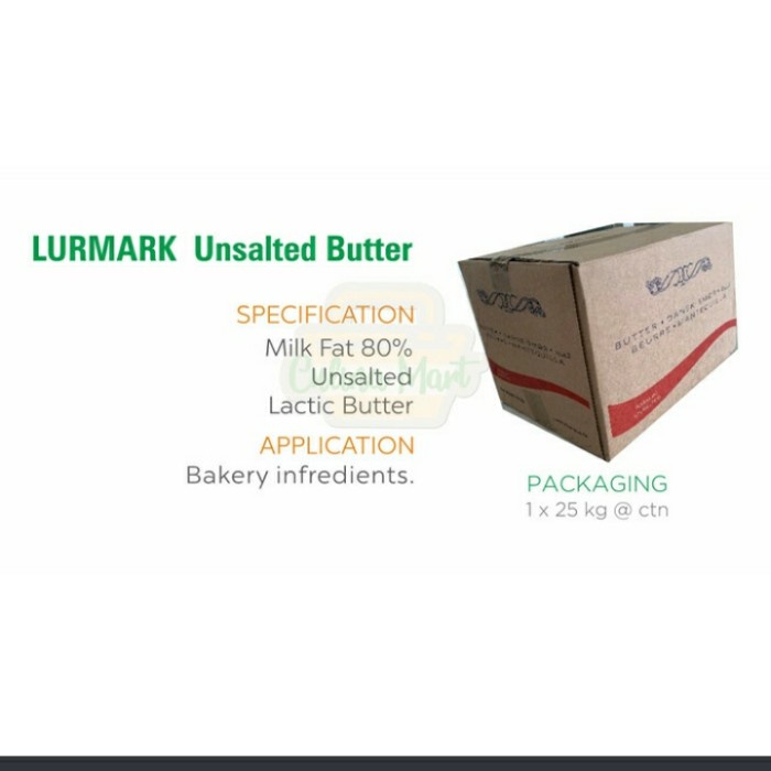 

butter-mentega- unsalted butter lurpak 1kg repack -mentega-butter.