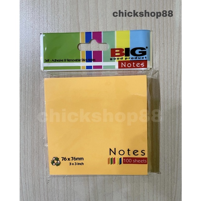 

Sticky Notes / Kertas Memo BIG warna 76 x 76 mm