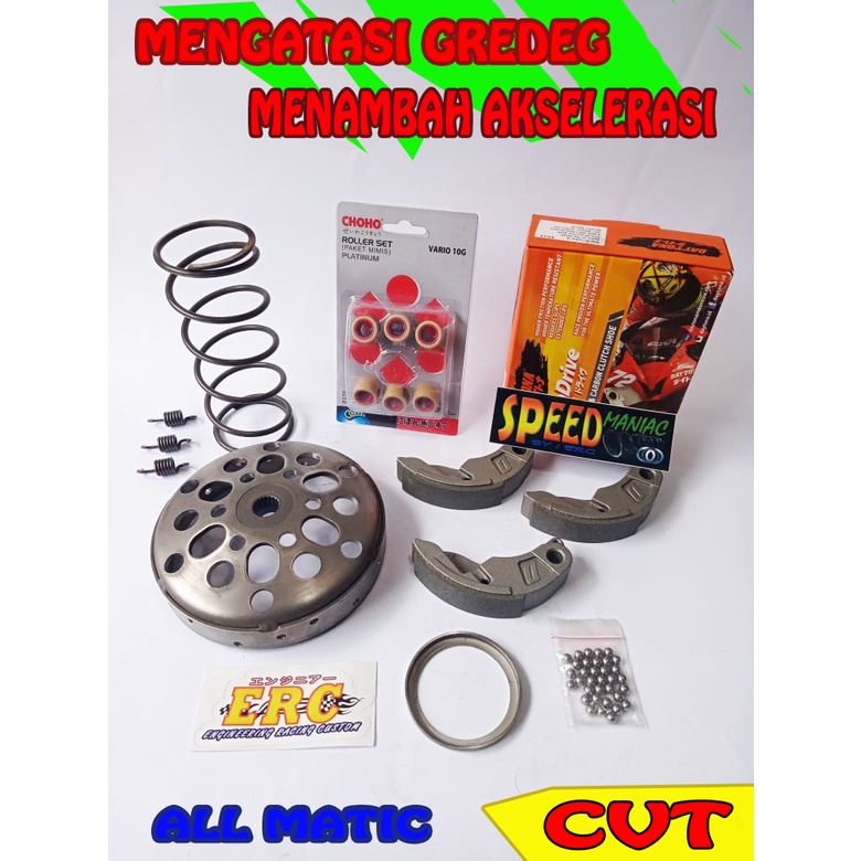 PAKET FULL UPGRADE CVT ERC PCX VARIO 110 OLD 125 150 ALL MATIC ORIGINAL CUSTOM