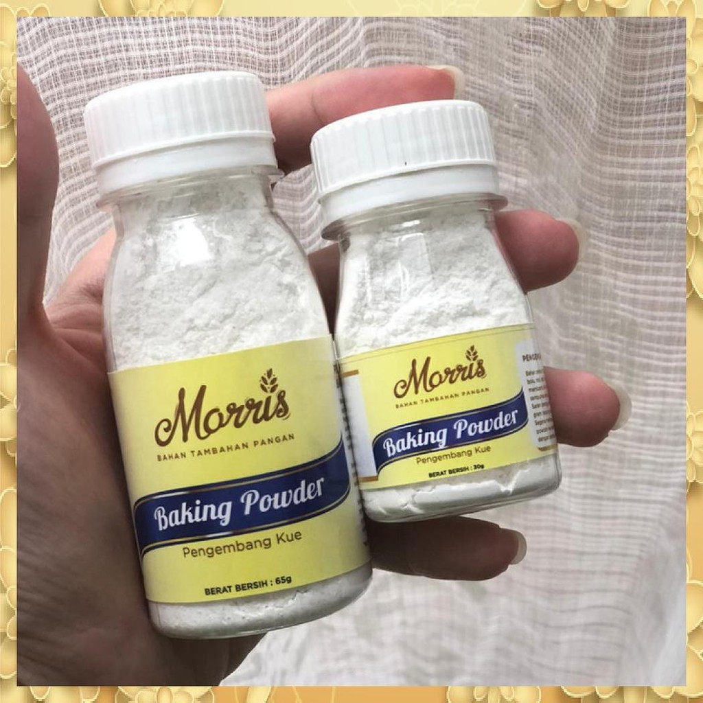

MORRIS BAKING POWDER 65 GRAM DOUBLE ACTING