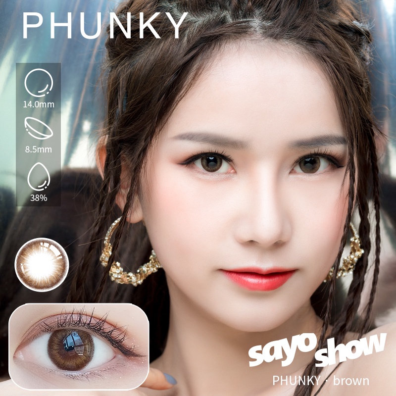 SAYOSHOW - Softlens Phunky Normal, Minus 1.00 s/d 8.00  (14 mm)