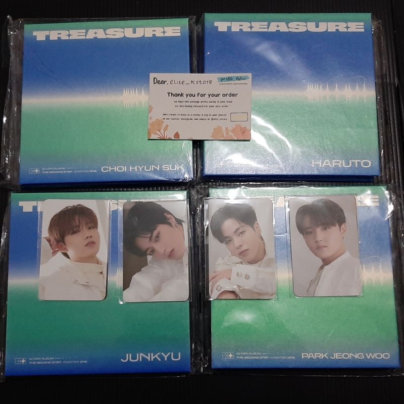 READY DIGIPACK TREASURE JUNKYU HYUNSUK HARUTO JEONGWOO