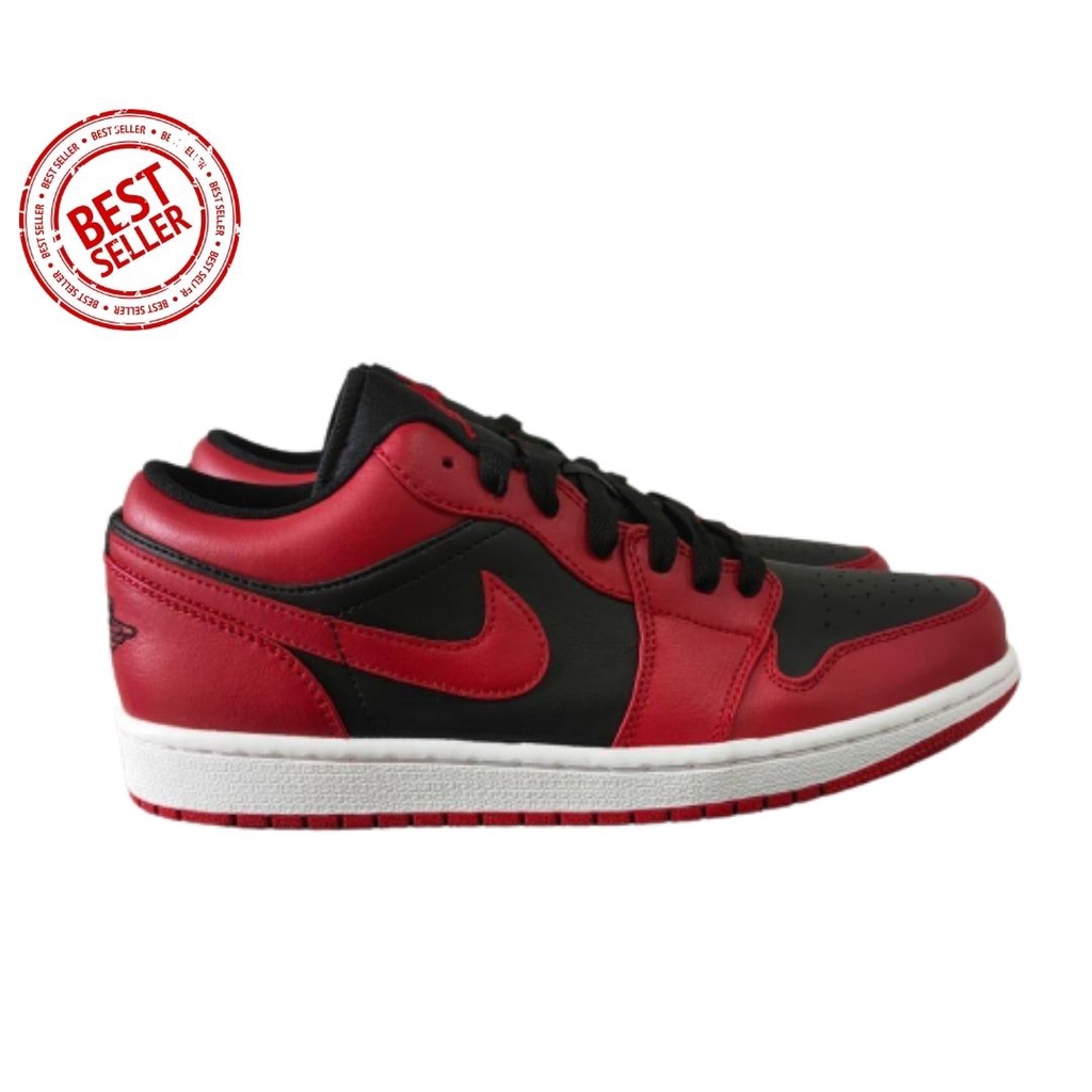 Nike Jordan 1 Low Reverse Bred - Gym Red Black Gym Red White