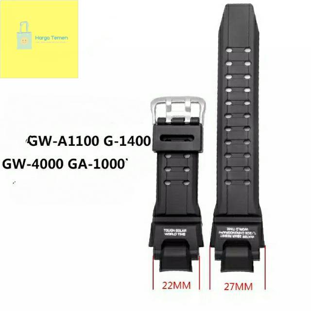 TALI JAM G-SHOCK GA-1000 GA1000 RUBBER STRAP TALI JAM CASIO G-SHOCK GA 1000