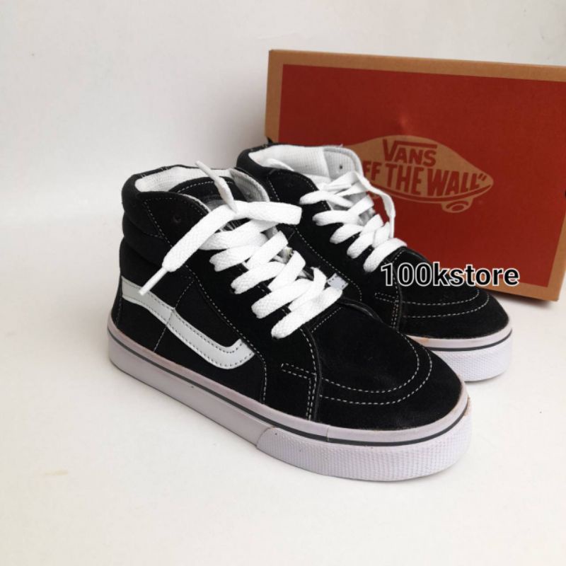 sepatu anak laki laki perempuan sk8 high sneakers kids sepatu sekolah anak