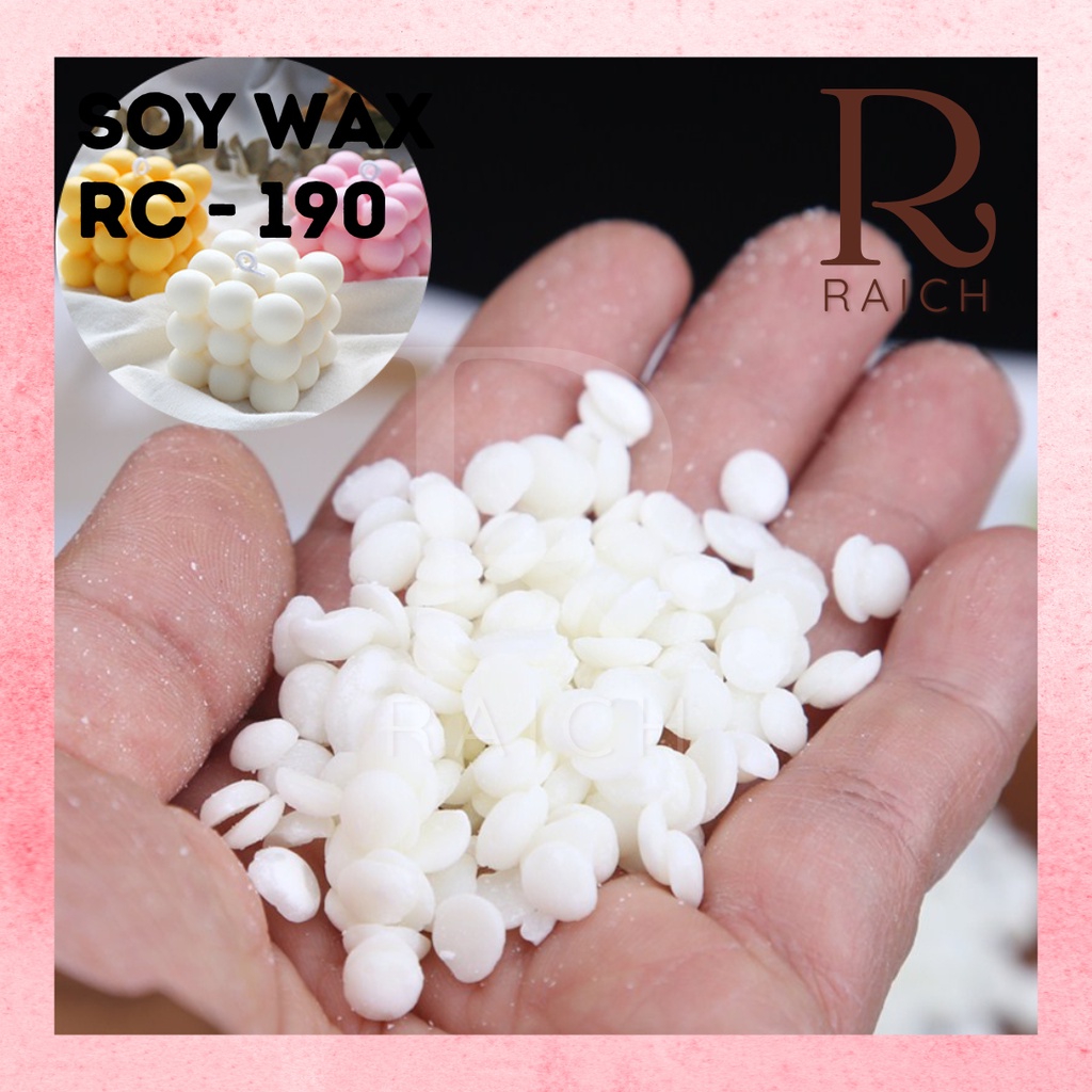 25KG Raw Soy Wax Pillar Candle Pellet Wax / Bahan Scented Candle / Lilin Kedelai