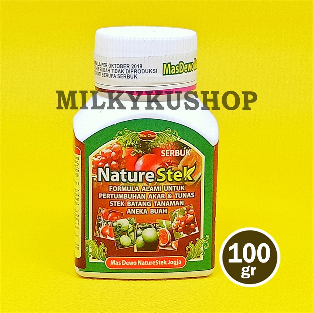 NATURE STEK SERBUK 100 GRAM KEMASAN PABRIK HORMON AKAR TUNAS