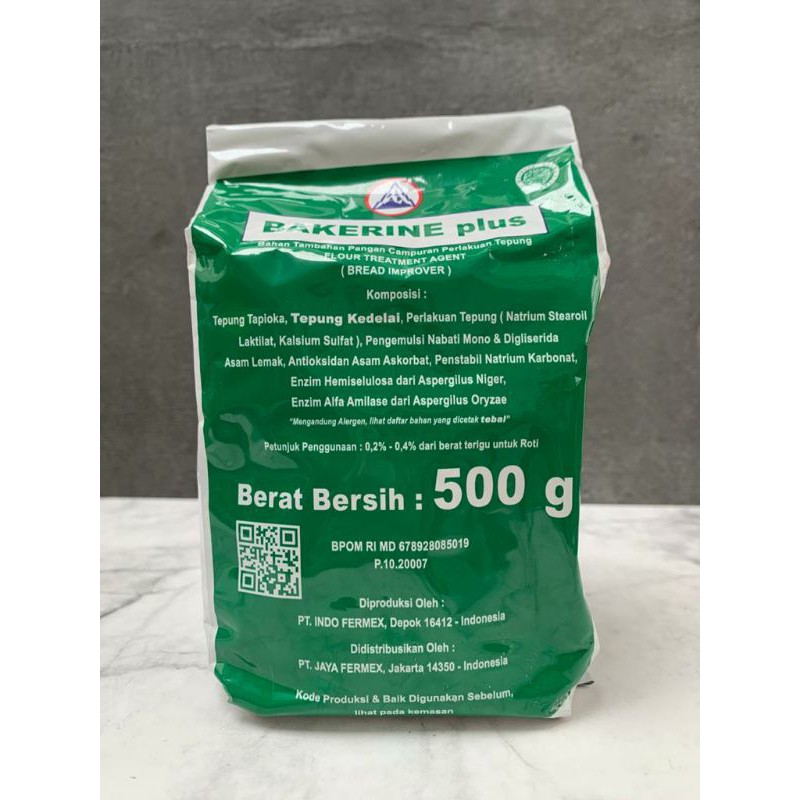 

Bakerine Plus Sachet Bakerin Bread Improver/Pengempuk/Pelembut 500gr