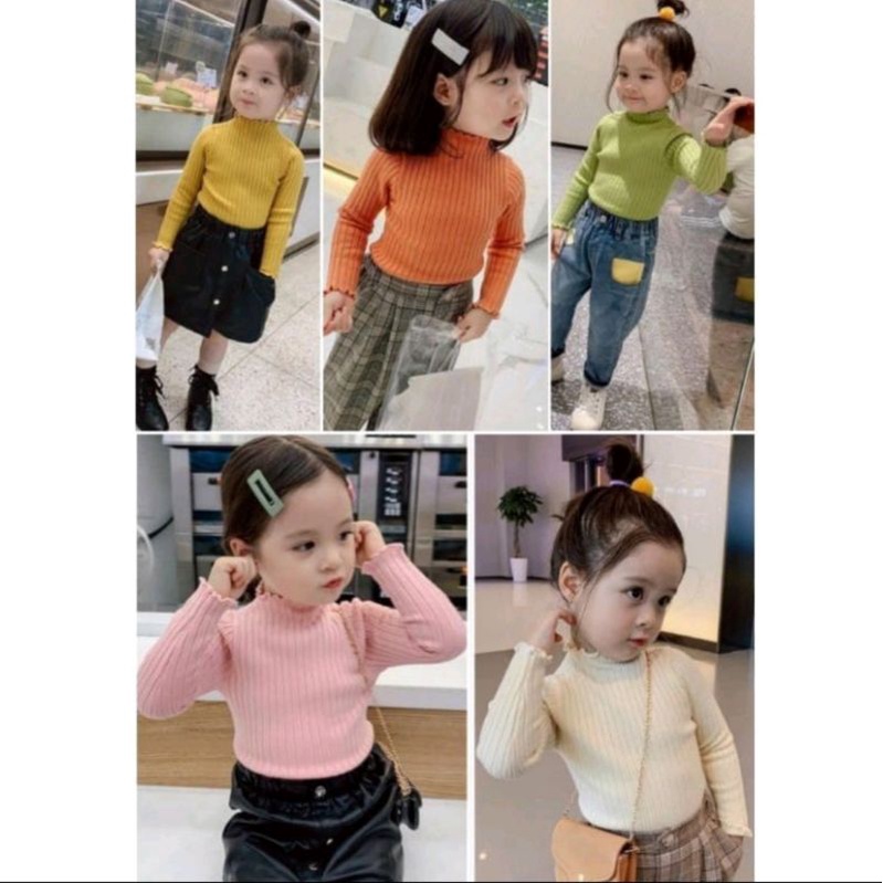 SWEATER RAJUT ANAK Perempuan Lengan Panjang 2-5 Thun