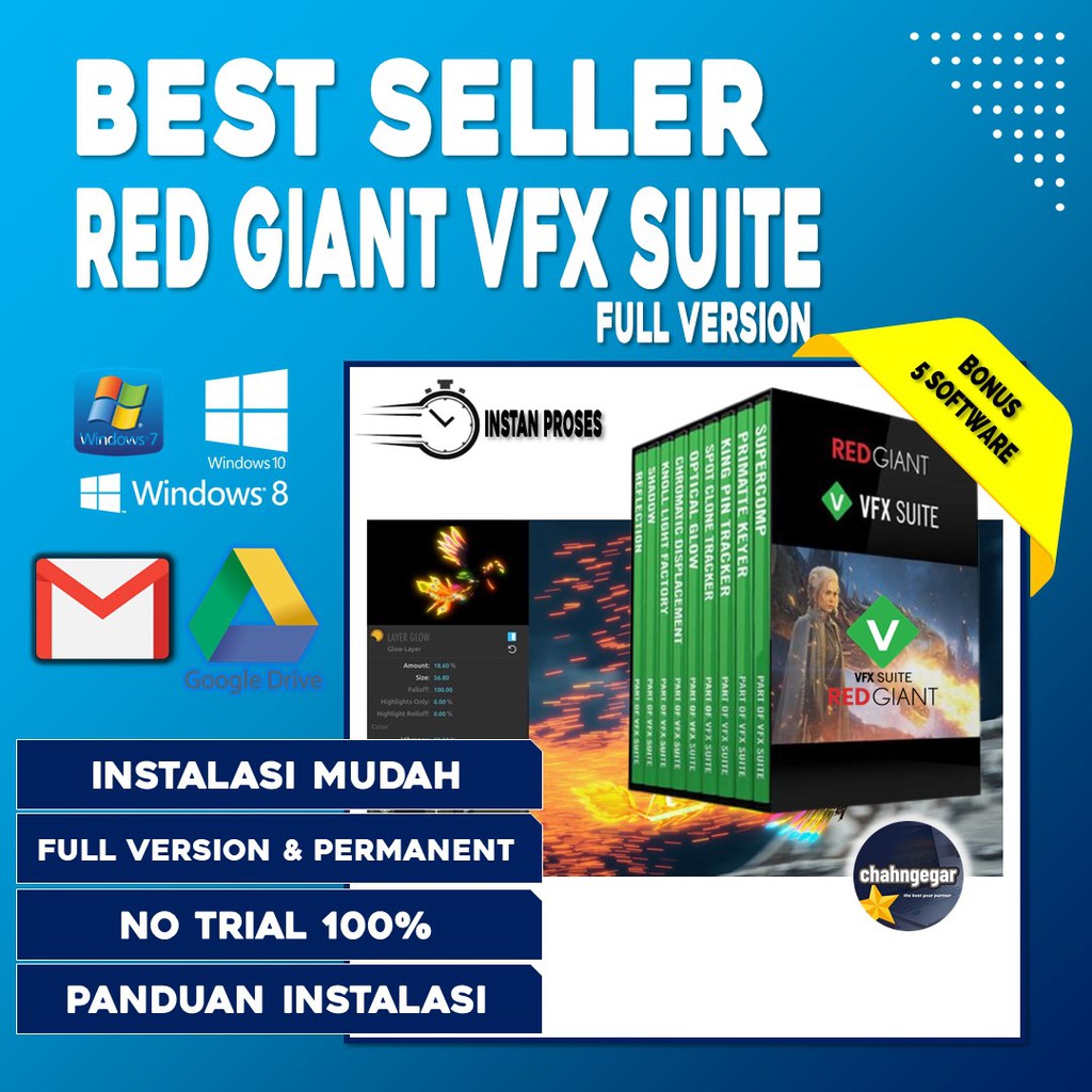 Red Giant VFX Suite 2023 Full Version / Plugin After Effects VFX plugin Windows &amp; Mac