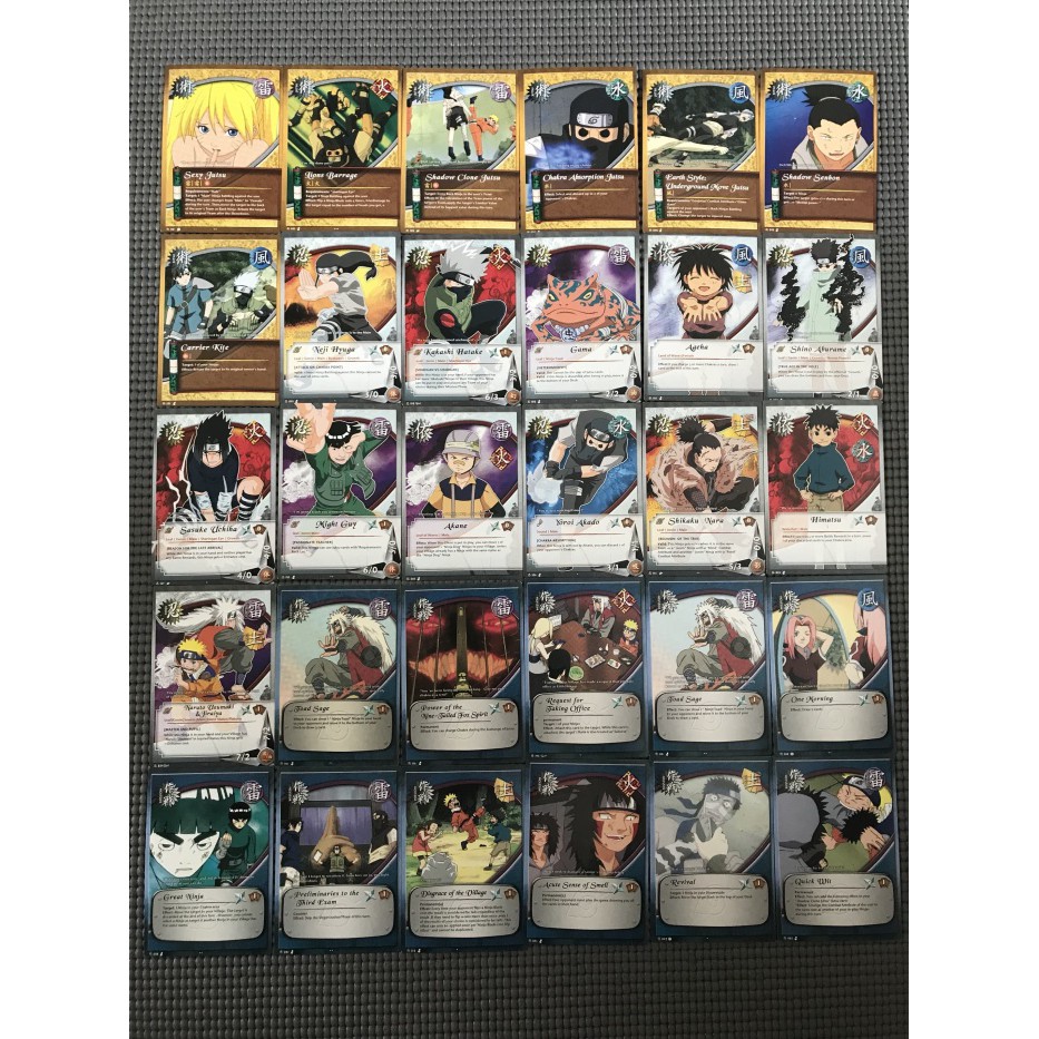 Kartu Naruto Collection Card Game Gold Shonen Jump (harga/kartu)