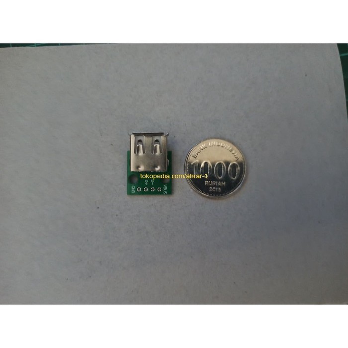 USB Female Type Tipe A To Dip Adapter PCB 2.54mm connector Board