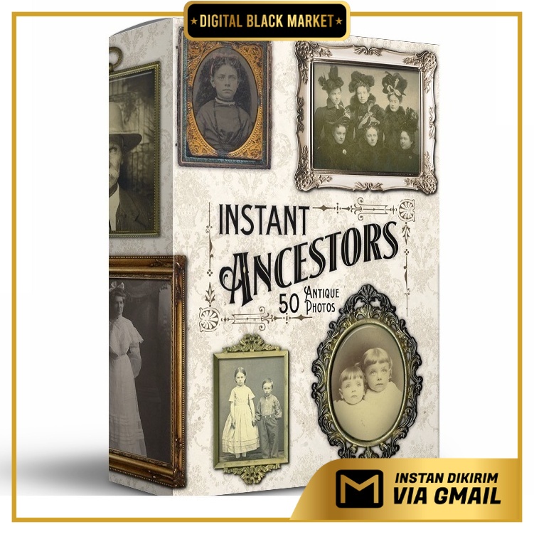 Instant Ancestors Antique Photos - JPEG Ultra HD - Stock Photo