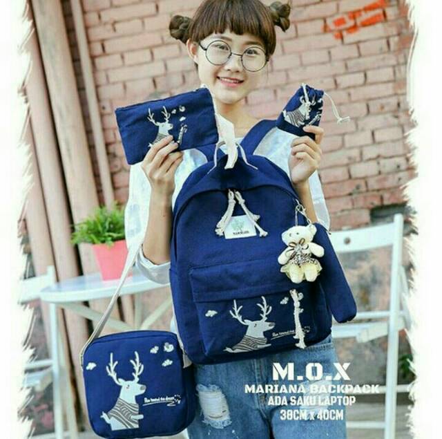 WAISTBAGS {{BISA COD}}Ransel 4 set anak sekolah jerafah