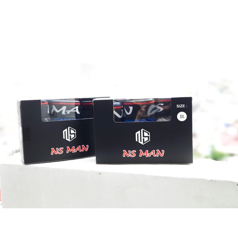 [ ISI 3 PCS ] NS Man Karet Boxer Kualitas Setara GT Man Celana Dalam Pria CD Pria Dewasa