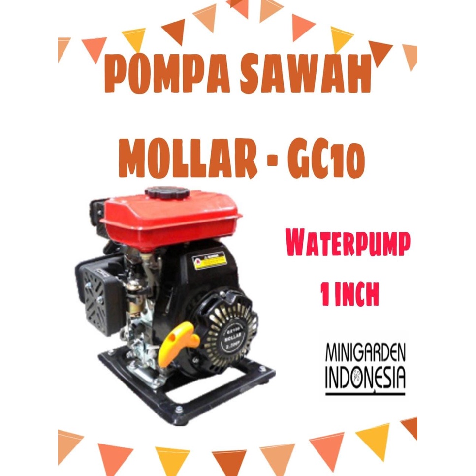 POMPA SAWAH MOLLAR 1 INCH WATERPUMP GC10 IRIGASI SAWAH PERTANIAN