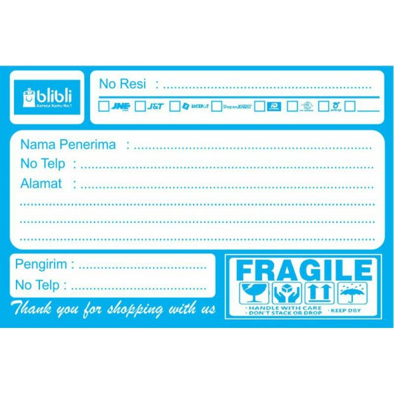 

Stiker Pengiriman